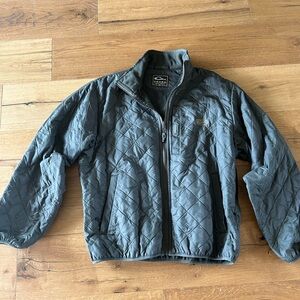 Drake fleece lined quilted jacket. Mens size Large